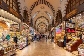 Le Grand bazar d'Istanbul en Turquie
