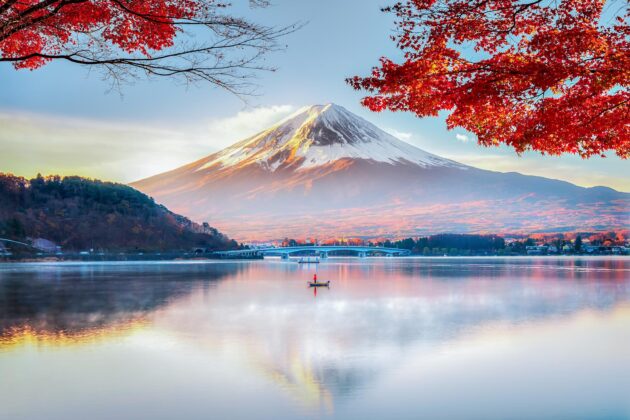 Le Lac Kawaguchi au Japon
