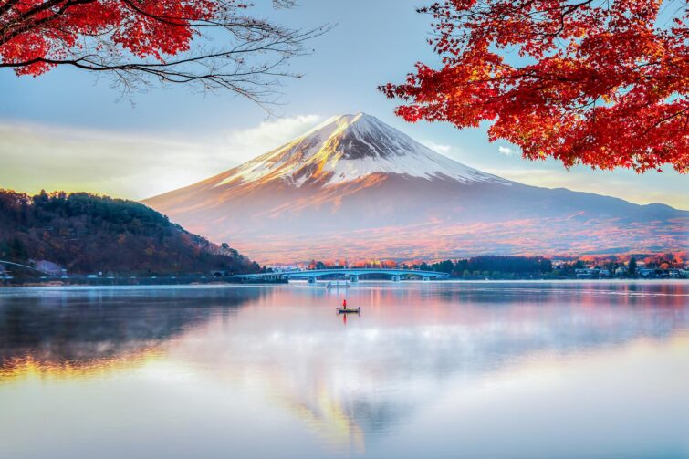 Le Lac Kawaguchi au Japon