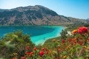 Le Lac de Kournas en Crète, Grèce