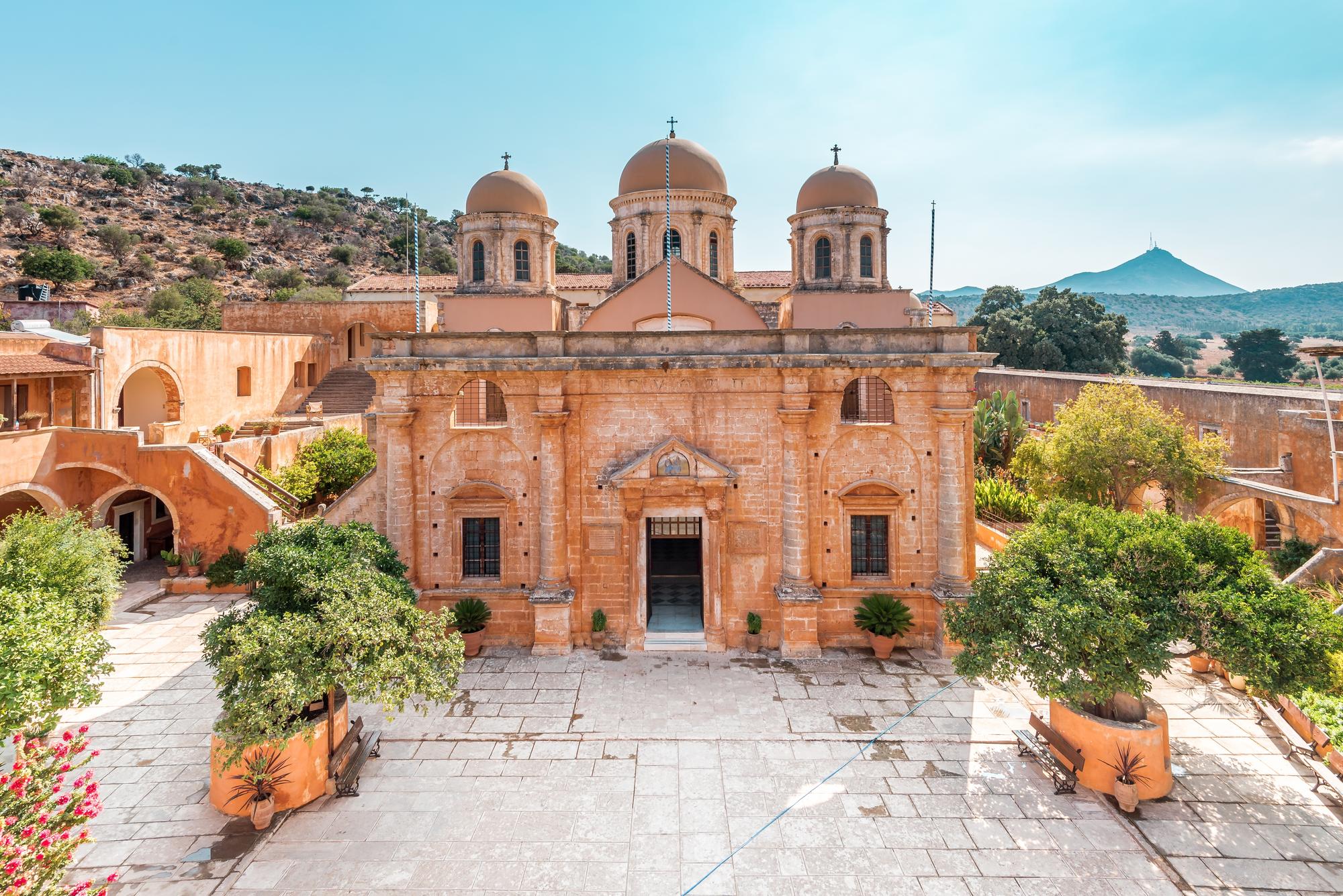 Le Monastère d'Agia Triada, La Canée, Crète