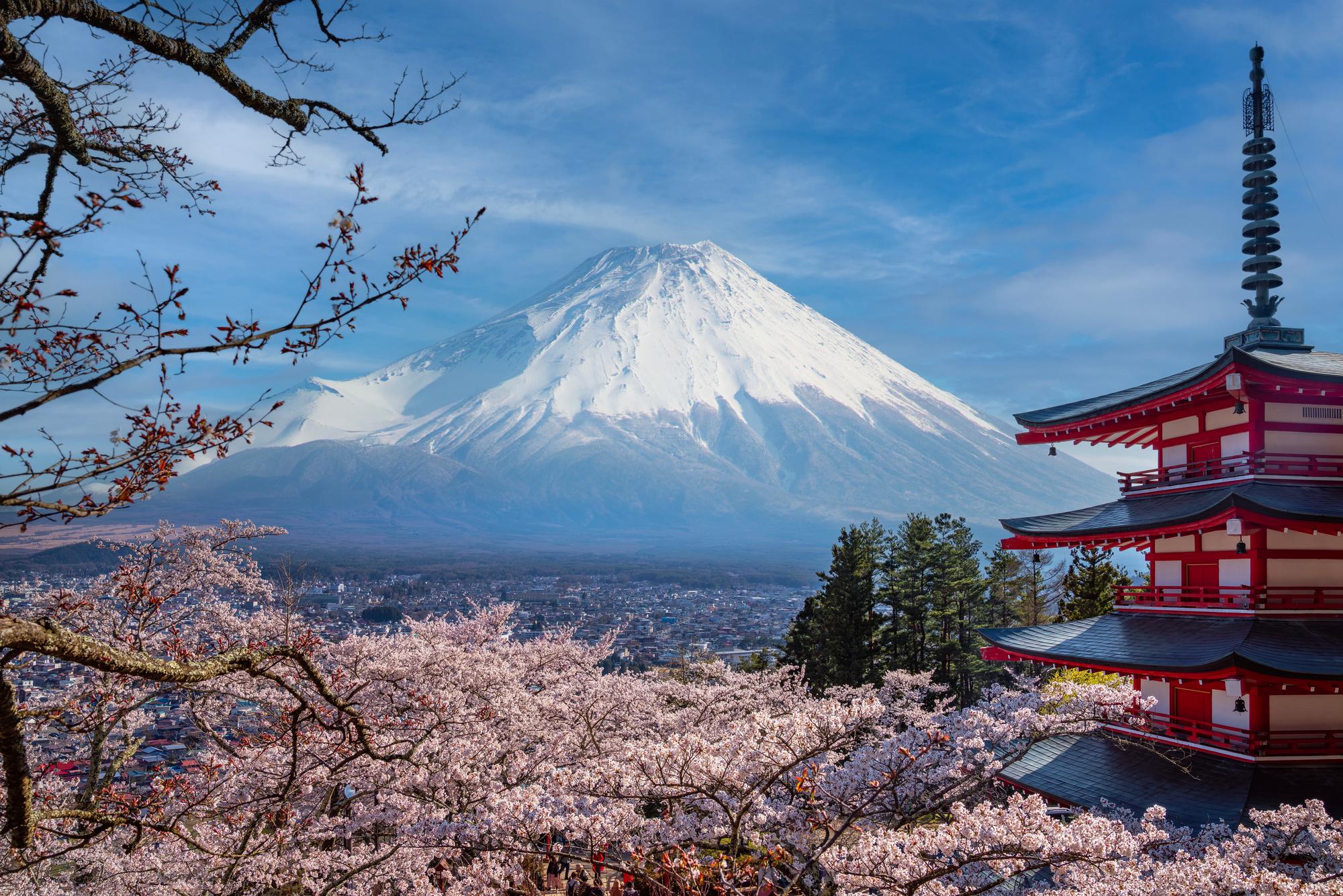Le Mont Fuji au Japon