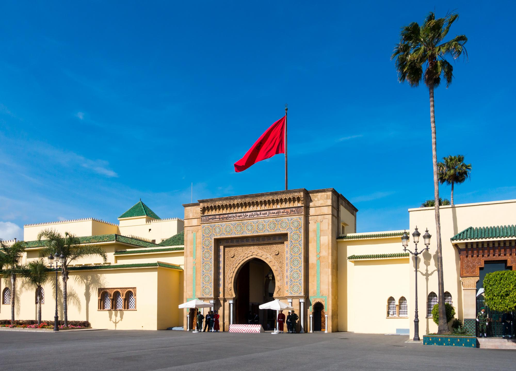 Le Palais Royal de Rabat, Maroc