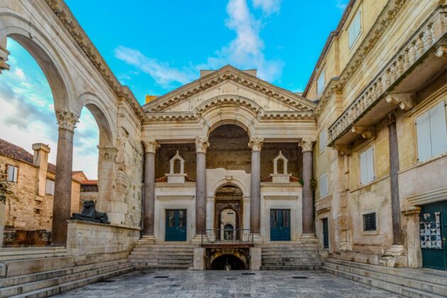 Le Palais de Dioclétien à Split en Croatie