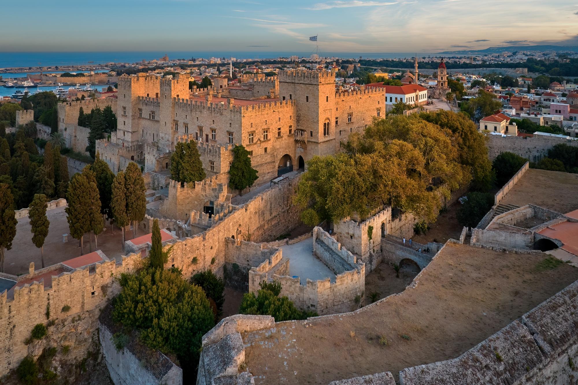 Le Palais des Grands Maîtres de Rhodes en Grèce
