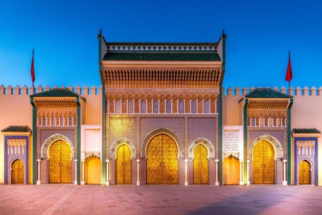 Le Palais royal de Fès, Maroc