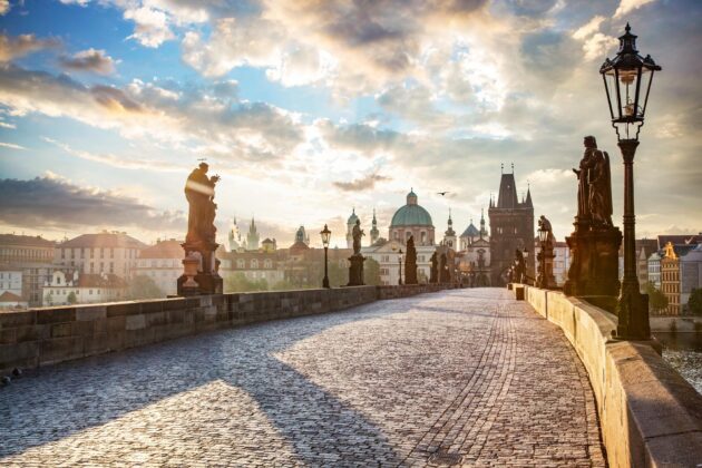 Le Pont Charles à Praguee