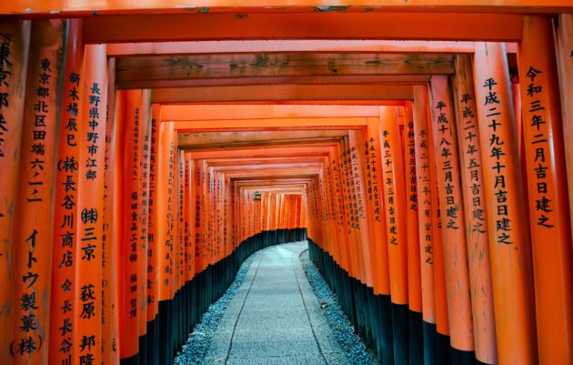 Le Sanctuaire Fushimi Inari-taisha à Kyoto au Japon