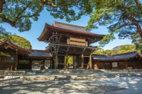 Le Sanctuaire Meiji Jingu à Tokyo, Japon