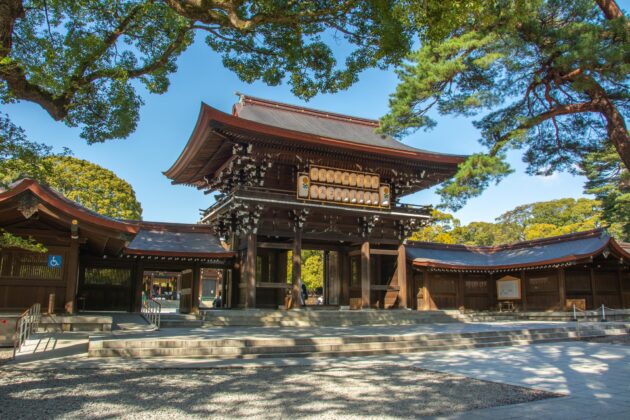 Le Sanctuaire Meiji Jingu à Tokyo, Japon