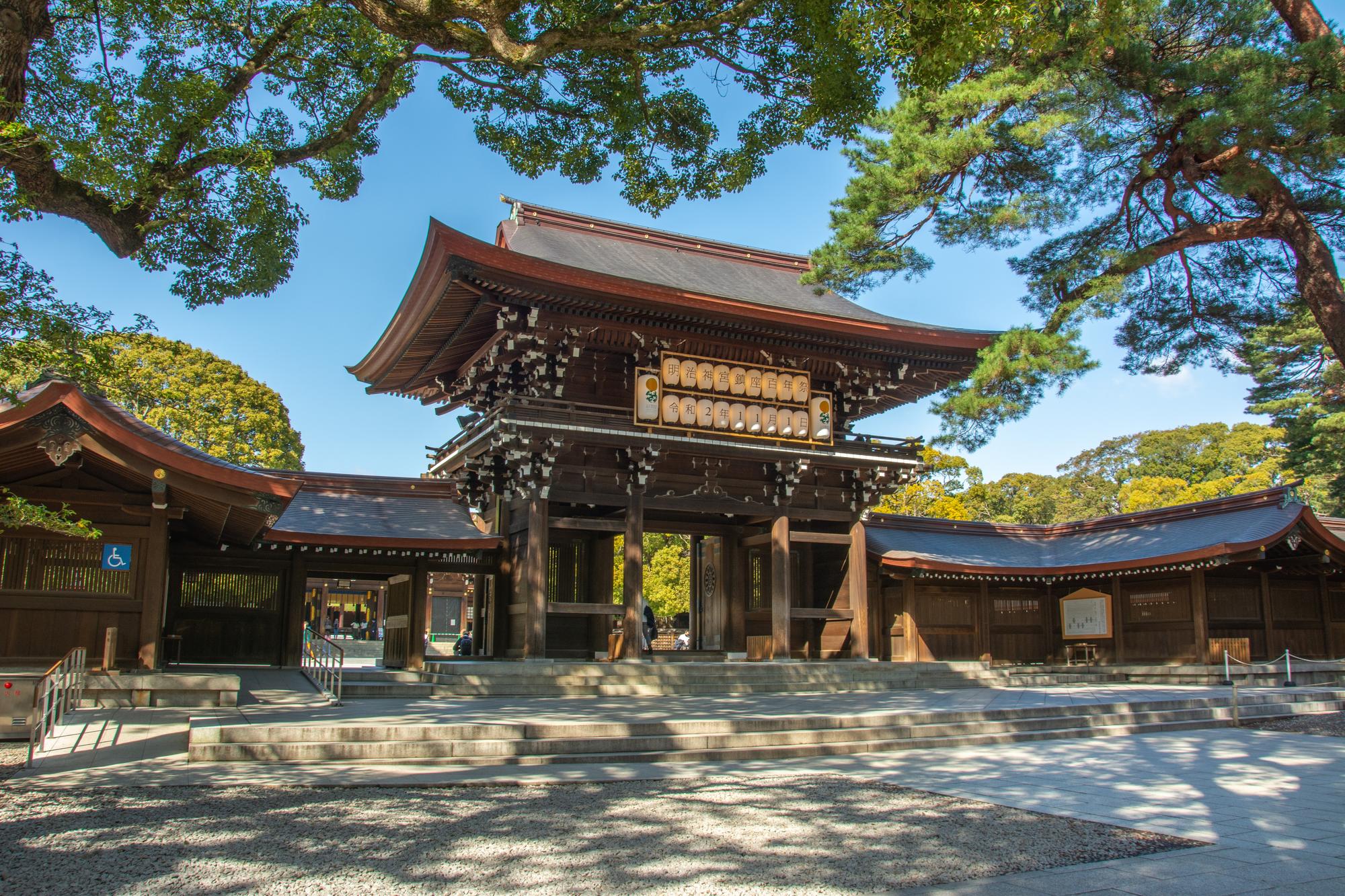 Le Sanctuaire Meiji Jingu à Tokyo, Japon