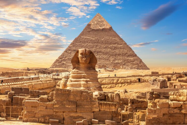 Le Sphinx de Gizeh en Égypte