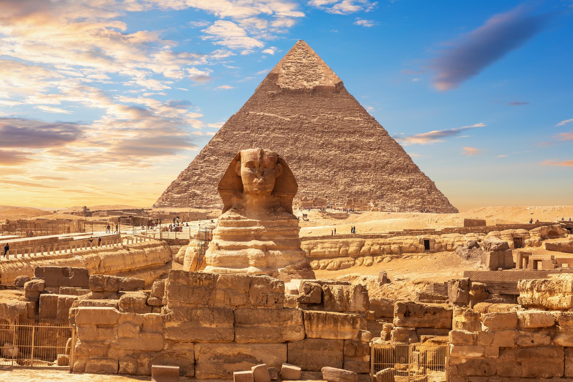 Le Sphinx de Gizeh en Égypte