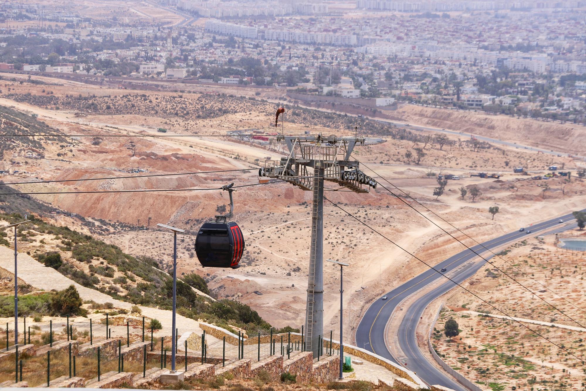 Le Téléphérique d'Agadir, Maroc