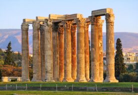 Le Temple de Zeus Olympien à Athènes, Grèce