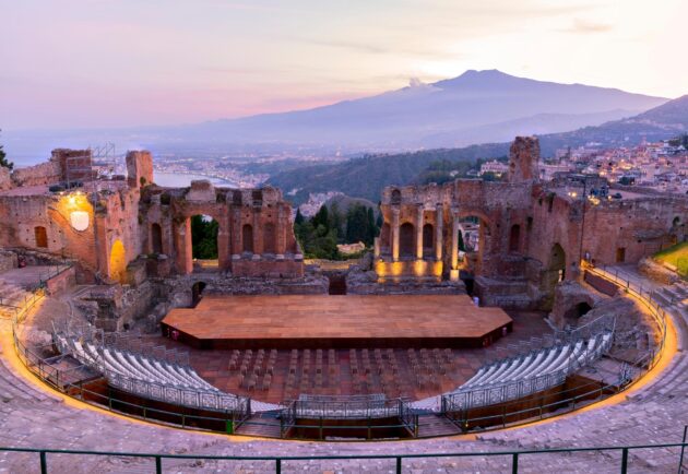 Le Théâtre antique de Taormina en Sicile