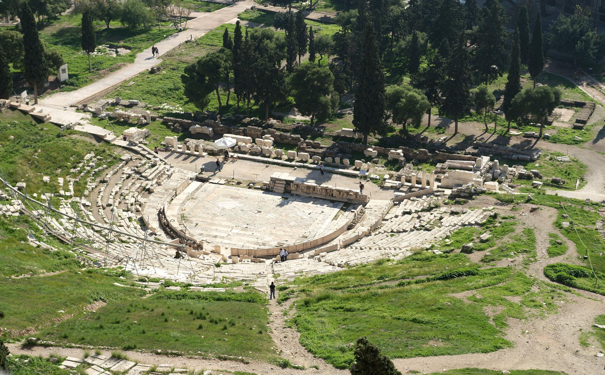 Le Théâtre de Dionysos à Athènes
