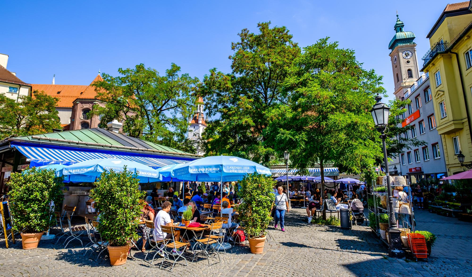Le Viktualienmarkt de Munich