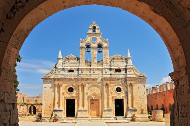 Le monastère d’Arkadi en Crète, Grèce
