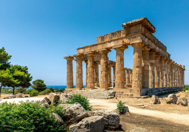 Le parc archéologique de Sélinonte en Sicile, Italie