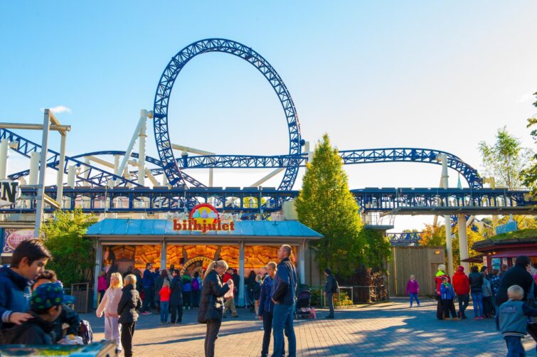 Le parc d'attractions de Liseberg à Göteborg