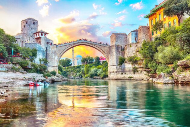 Le pont de Mostar, Bosnie