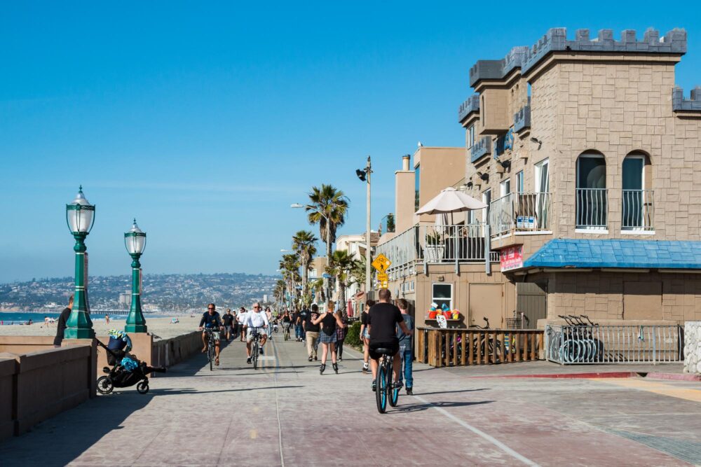 Le quartier de Mission Beach