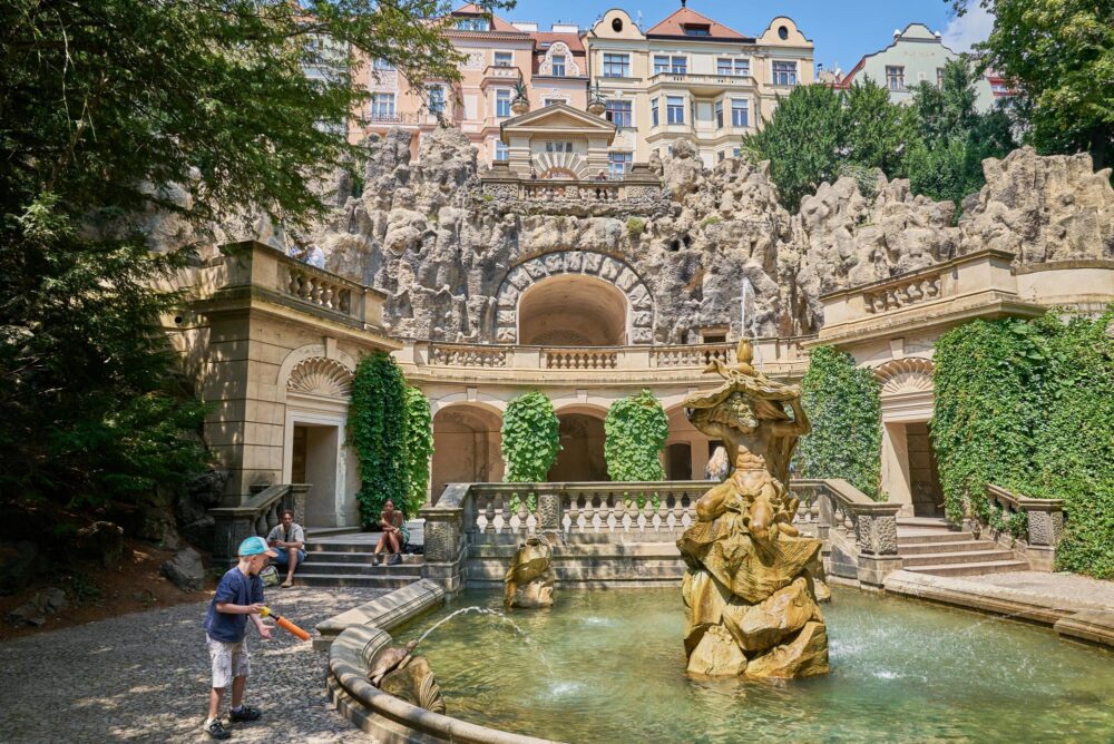 Le quartier de Vinohrady à Prague