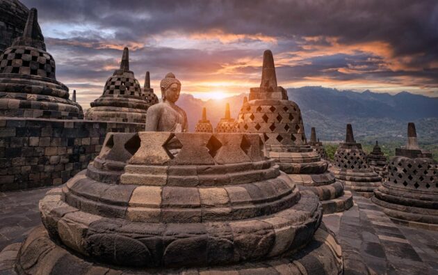 Le temple de Borobudur est le plus visité d'Indonésie
