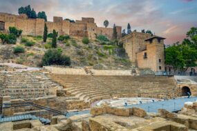Le théâtre romain de Malaga en Espagne