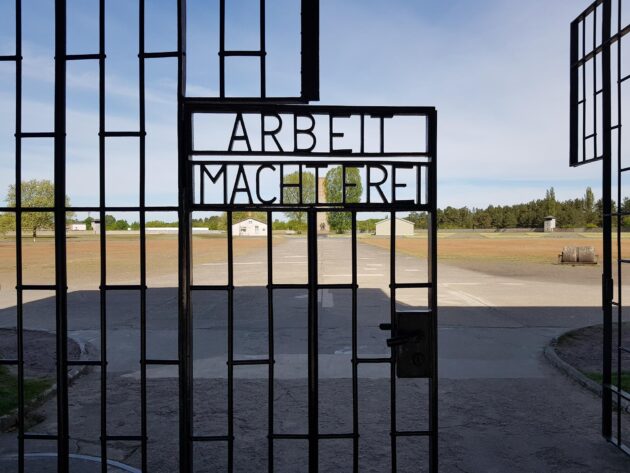 L'entrée du camp de Sachsenhausen