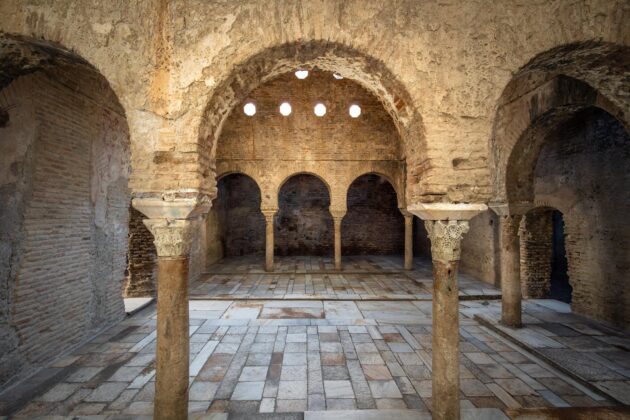 Les Bains Arabes, El Bañuelo, Grenade, Andalousie, Espagne
