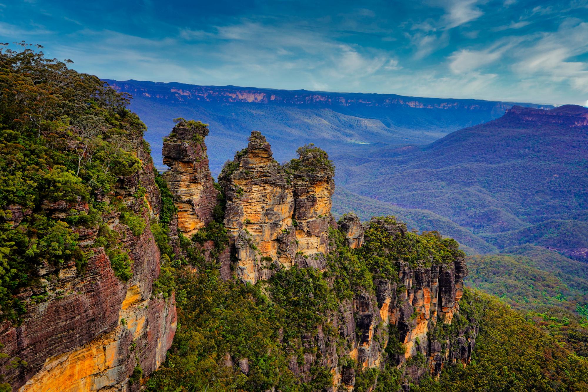 Les Blue Mountains à Sydney en Australie