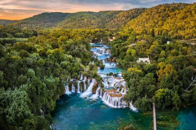 Les Chutes de Krka, Croatie