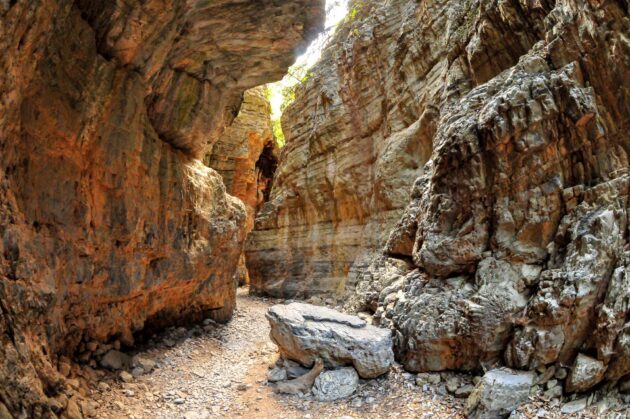 Les Gorges d'Imbros en Crète, Grèce