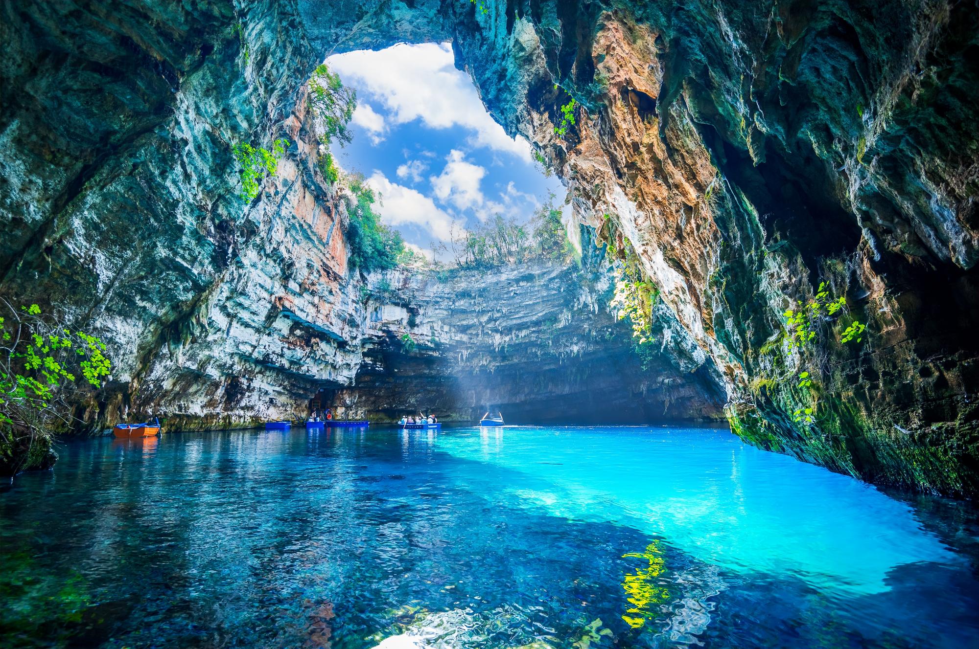 Les Grottes de Melissani à Céphalonie