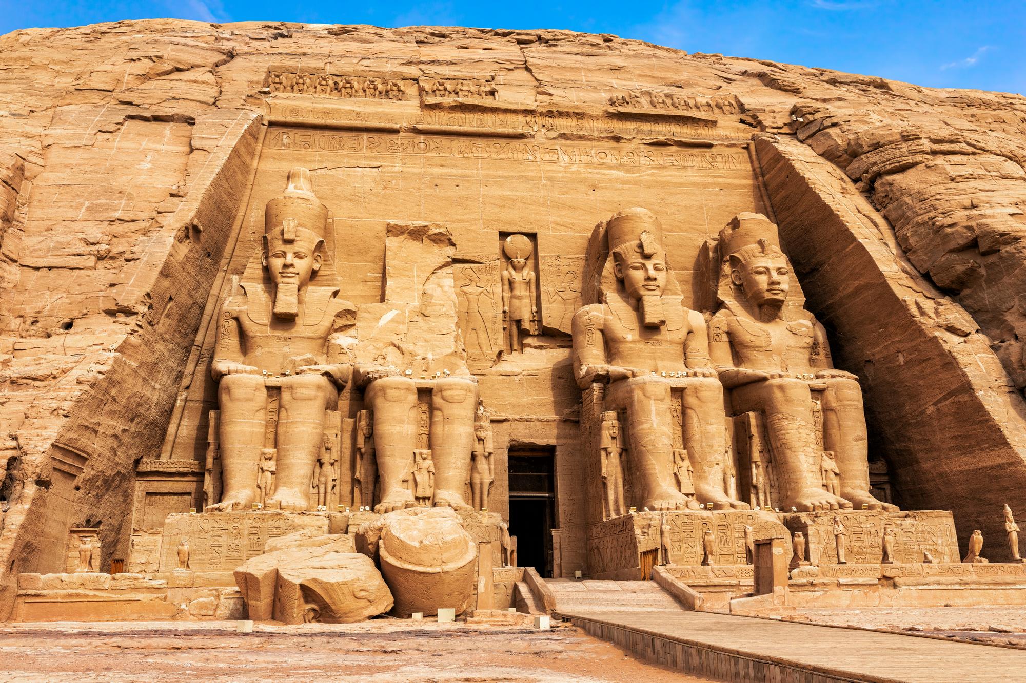 Les Temples d'Abou Simbel à Abou Simbel en Égypte