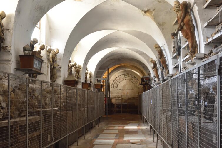 Les catacombes des Capucins à Palerme abritent des centaines de momies