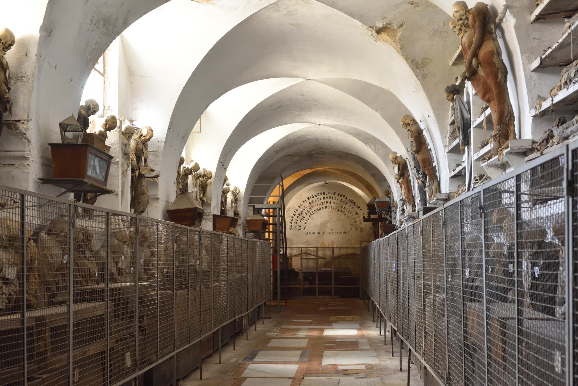 Les catacombes des Capucins à Palerme abritent des centaines de momies