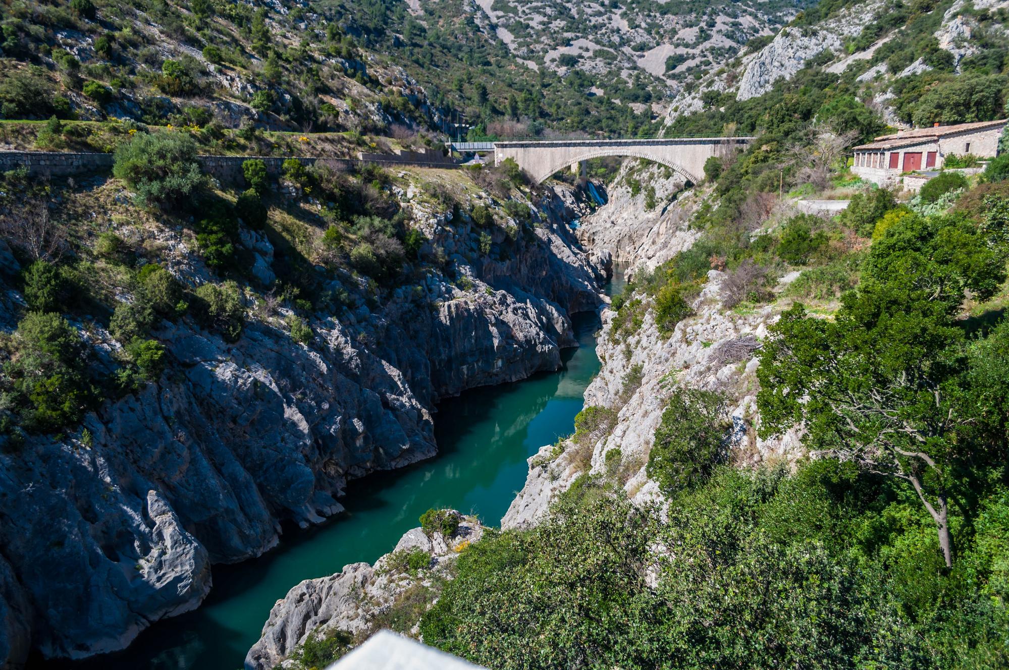 Les gorges de l'Hérault et le Pont du Diable