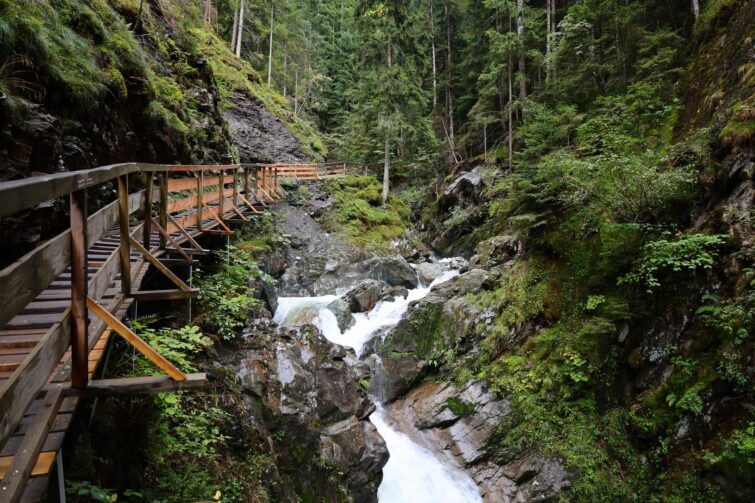 Les gorges du Fier près d'Annecy, France