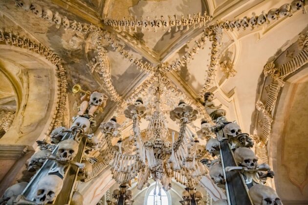 L'ossuaire de Sedlec à Kutná Hora, République tchèque