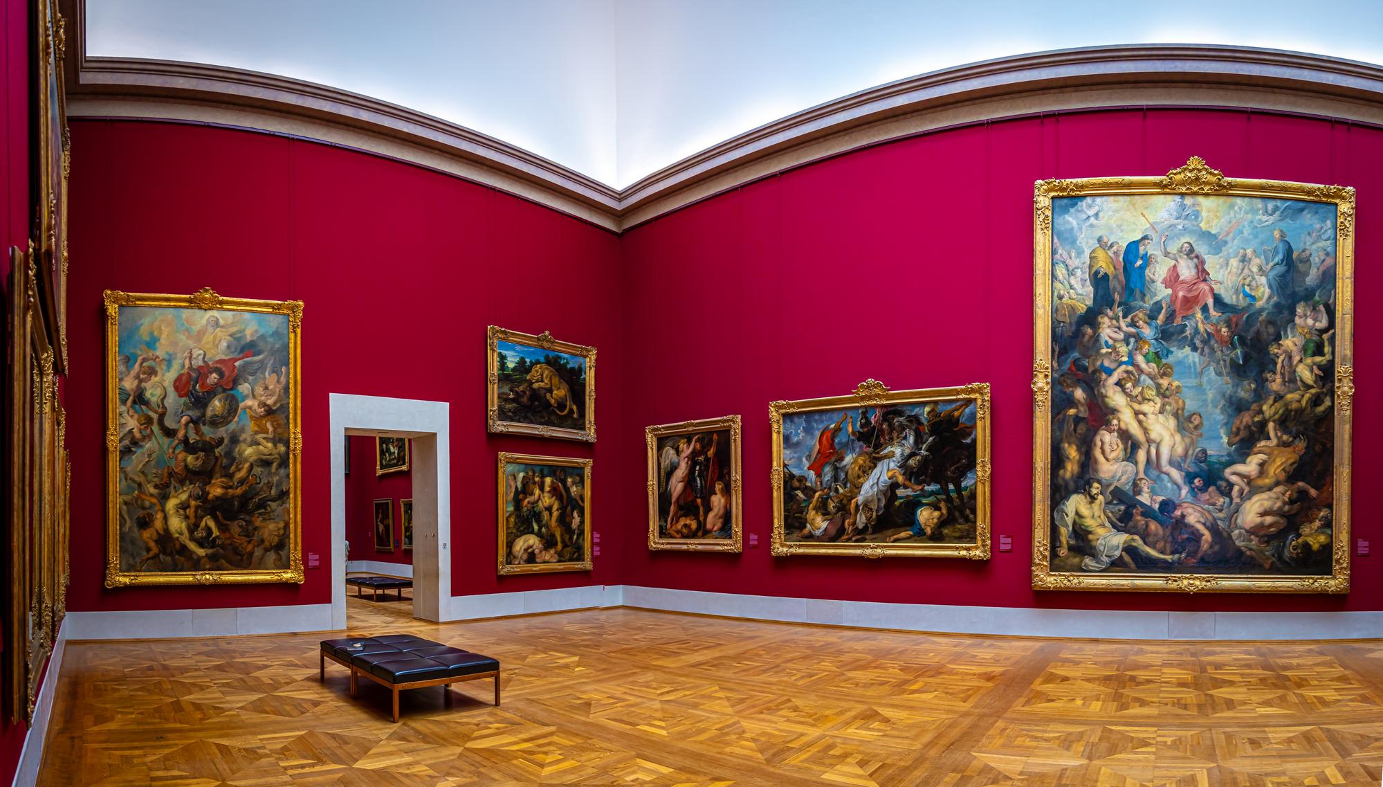 L'une des salles de l'Alte Pinakothek à Munich