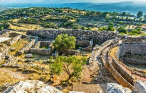 Mycènes dans le Péloponnèse en Grèce