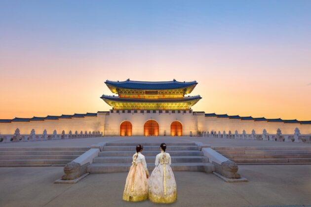Palais Gyeongbokgung à Séoul en Corée du Sud