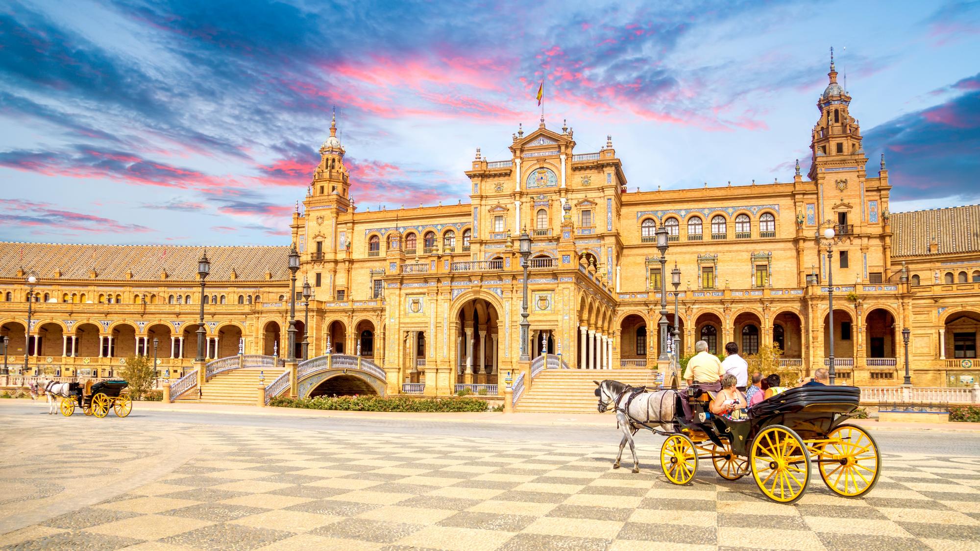 Plaza de Espana, Séville, Espagne