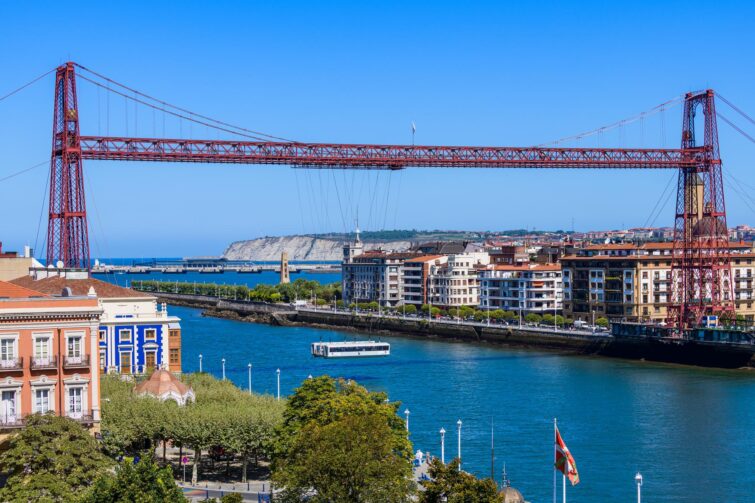 Pont de Biscaye à Bilbao, Espagne