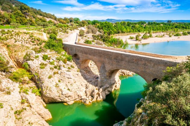 Pont du Diable dans l'Hérault, France