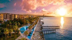 Promenade bord de mer à Limassol
