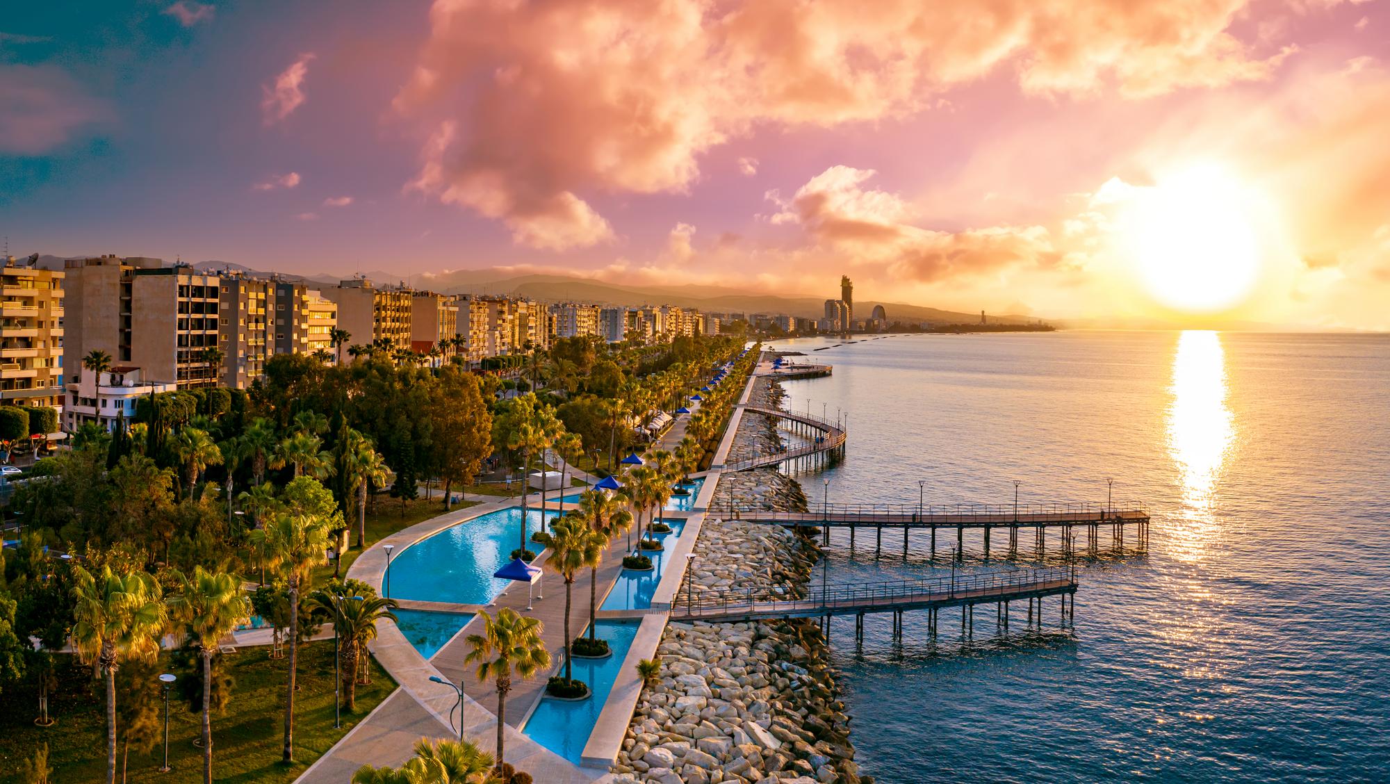 Promenade bord de mer à Limassol